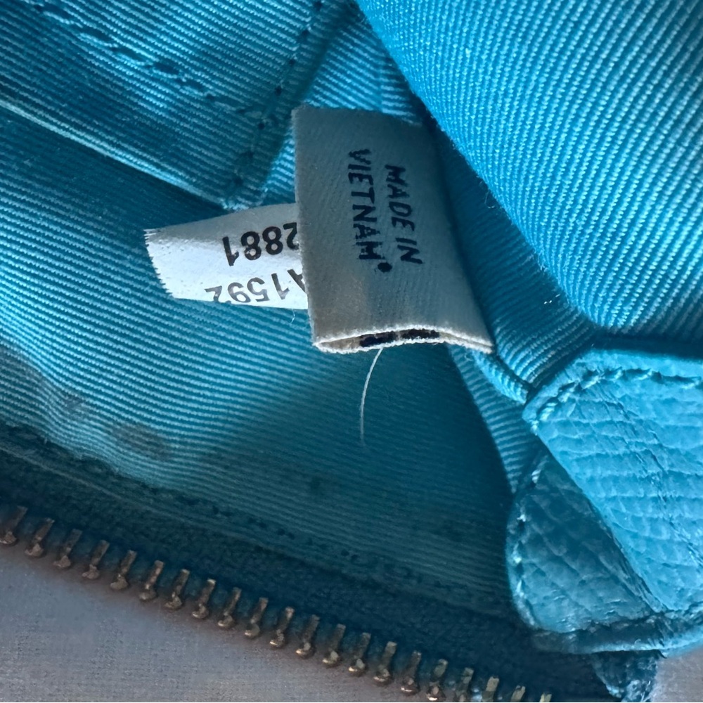 Coach Teal Crossbody Bag 2- Fer - Picture 6 of 8